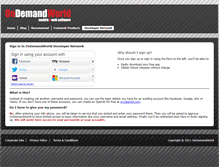 Tablet Screenshot of dev.ondemandworld.com